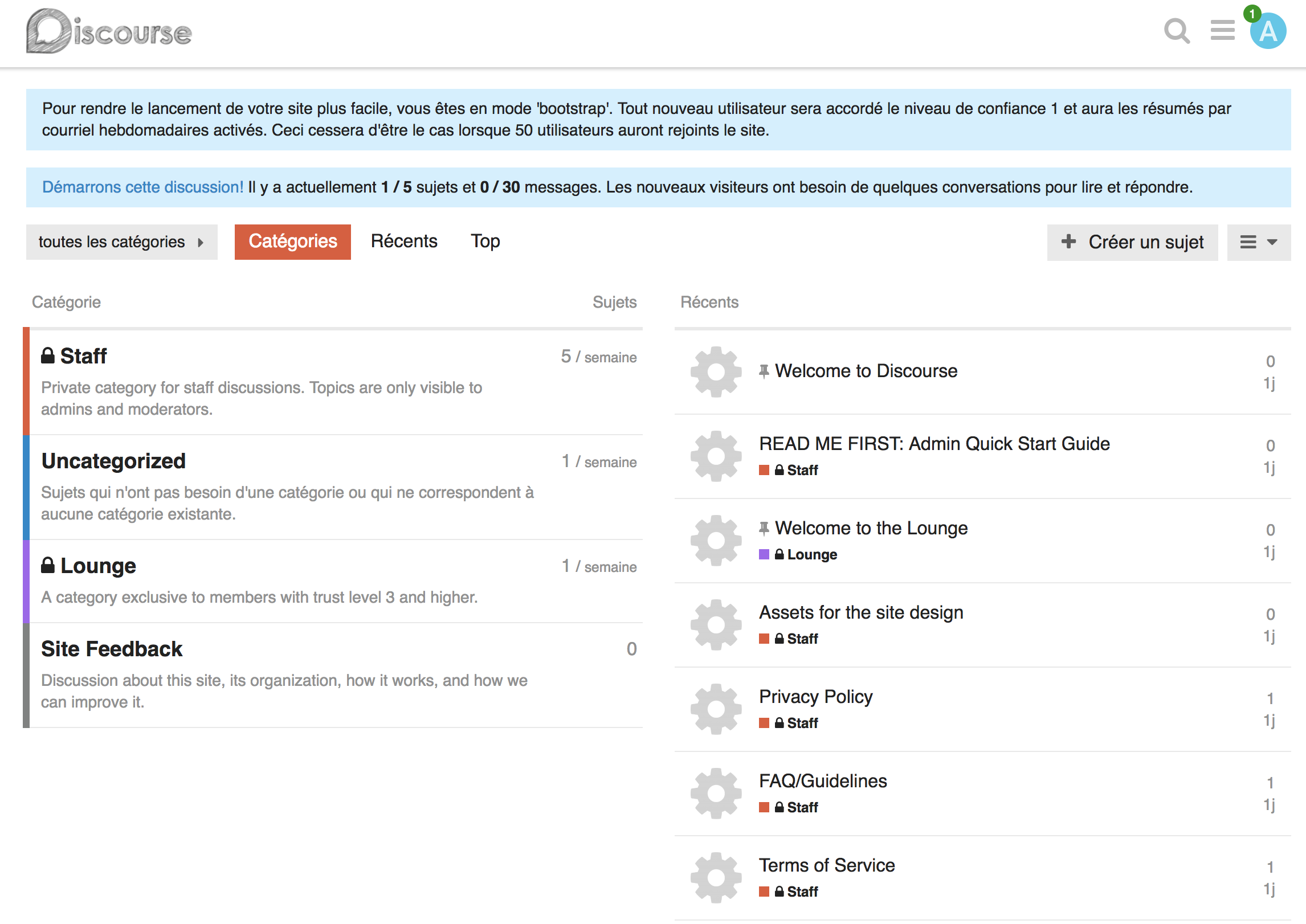 Laravel Forge configuration for Discourse