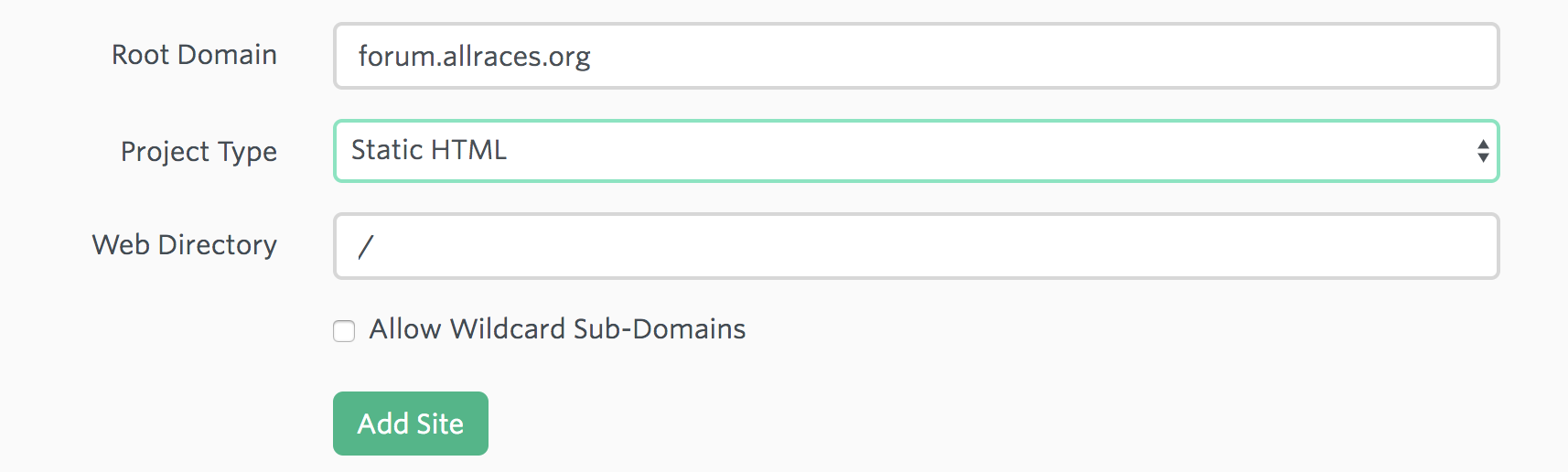 Laravel Forge configuration for Discourse